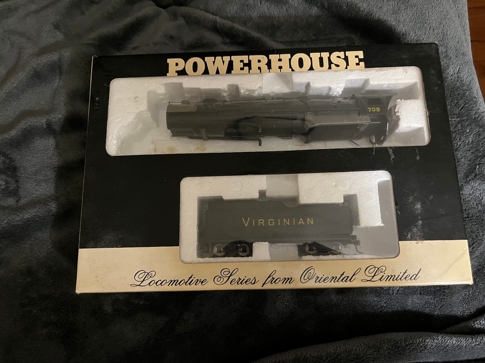 HO Brass Hybrid Virginian 2-8-8-2 Parts Lot with Box Oriental Limited