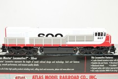 Atlas Silver HO Scale SOO Line GE U30C Diesel Locomotive #807 NOS 7341 DCC Ready