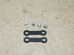 Tyco Mantua HO Parts Original Steam Locomotive Fiber Drawbars w/Mounting Screws