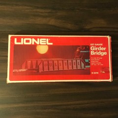 Empty Lionel Box for Girder Bridge, #2214, ca. 1970