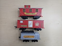 G scale Santa Merry Christmas Train battery operated with Tracks Made In China