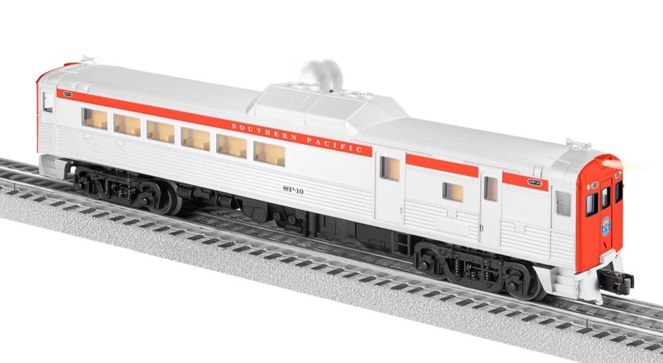 LIONEL 2335150 SOUTHERN PACIFIC LIONCHIEF PLUS 2.0 BUDD RDC1 #SP-10 O GAUGE NEW