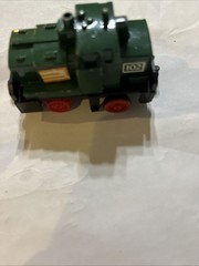 Vintage Desmond Pull Back Green Toy Train Engine #102