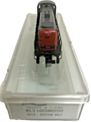 N Scale Atlas # 4215 RS-3 Cotton Belt Diesel Locomotive In Case