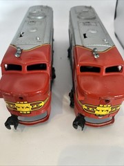 Lionel No. 215 / 212 Santa Fe Alco “A-A” Diesel Locomotive, Red/Silver