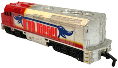 Vintage Iron Diesel Locomotive Train Toy State Industries Railroad