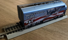 HO 1:87 F7 DC Analog Diesel Loco America’s Heroes in Flight K110704