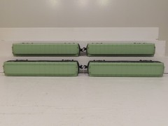 MTH 30-2756-1 Metropolitan Two-Tone 4-Car LO-V Subway Set w/Protosound 2 LN