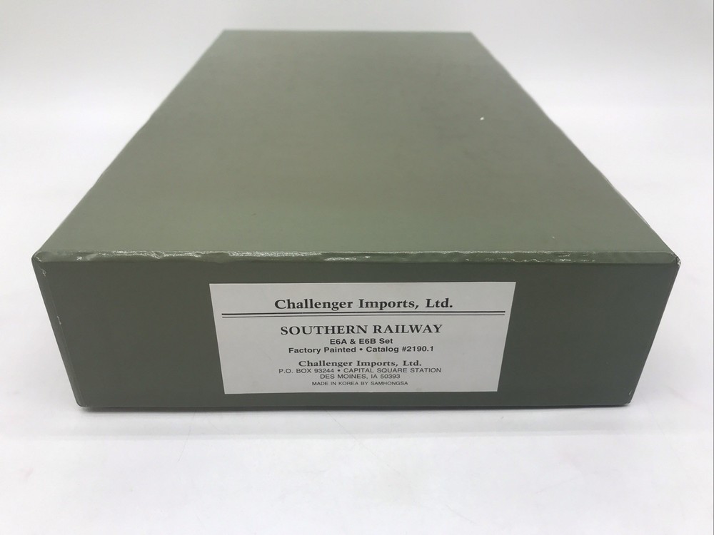 HO Scale Challenger Imports #2190 Southern Railway E6A & E6B 2802 CBN