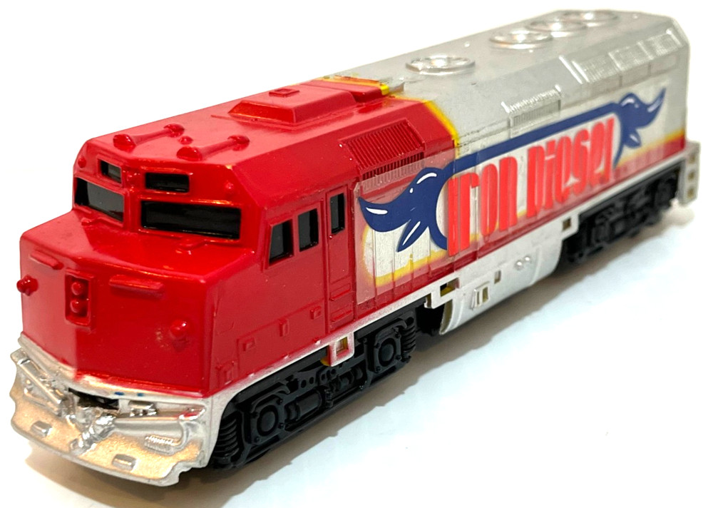 Vintage Iron Diesel Locomotive Train Toy State Industries Railroad