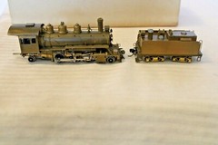 HO Scale United Models, Brass Baldwin 2-6-2 Locomotive Oregon Lumber Co. #105