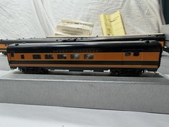 Vintage Brass Tenshodo 4-8-4 S-1 Factory Great Northern + Six Cars HO Japan 137
