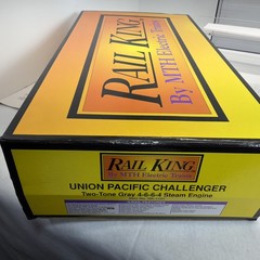 MTH RailKing 30-1107-0 Union Pacific Challenger 4-6-6-4 Whistle O Used BCR Gray