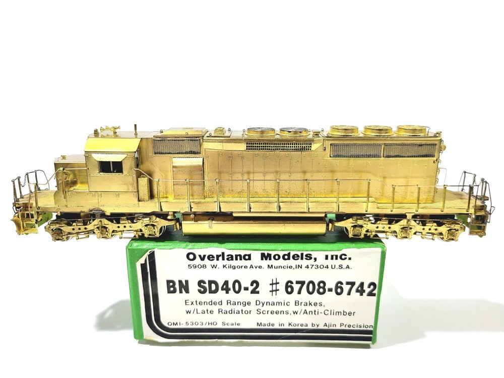 Overland OMI Ajin BN EMD SD40-2 Burlington Northern #5303 Unpainted HO Brass