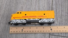 Vintage Pacific Express 1730 Pull Back Train Engine Diecast Toy HO Scale 6.5″