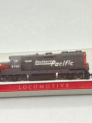 High Speed Metal N Scale Southern Pacific No. 418 Locomotive #9725