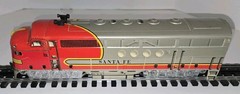 Marx 21 Santa Fe Tin Diesel Dummy A Unit