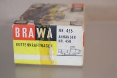 BRAWA 456 DB 0-4-0 ROTTENCRAFTWAGEN DIESEL CRANE RAILCAR LOCOMOTIVE om