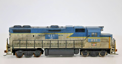 HO Scale Custom Weathered Life-Like GP38 D&H Dummy #7301