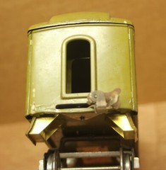 Lionel 338 Observation Car Olive Green With Original Box Standard Gauge