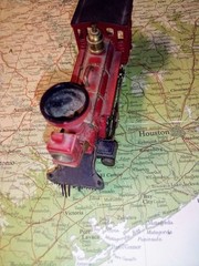 Vintage Pocher Italy J. W. Bowker Locomotive Damaged Sold As-Is