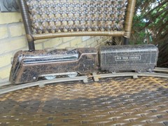 Marx Prewar O Gauge Tin Wind Up New York Central Steam Locomotive w/Tender car