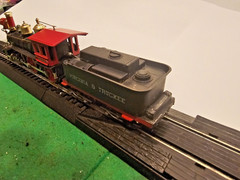 Vintage HO Scale 4-4-0 Virginia & Truckee Reno Locomotive & Tender Set Restored