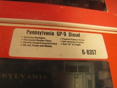 Lionel 6-8357 and 8358 Pennsylvania GP9 Diesel and Dummy in original boxes