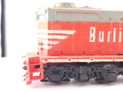 *READ Mantua Tyco HO Scale Burlington Route Gp-30 Locomotive 5628 PARTS REPAIR 1