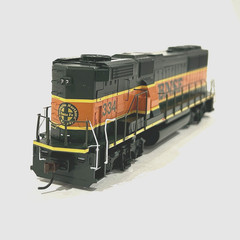 HO Athearn ATH88856 Burlington Northern Santa BNSF GP60B Cabless Booster Engine