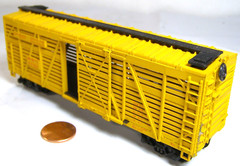 Athearn HO Model RR M-K-T Cattle Box Car “The Katy” 47150 Needs Couplers RZA