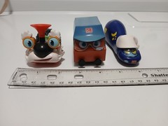 Rare 3 Pc GERMAN RAILWAY TOY PROMOTIONAL EAGLE STEAM LOCOMOTIVE (DB MUSEUM)