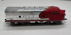 Bachmann Santa Fe Locomotive #307 Diesel Red Silver Tested Vintage Train