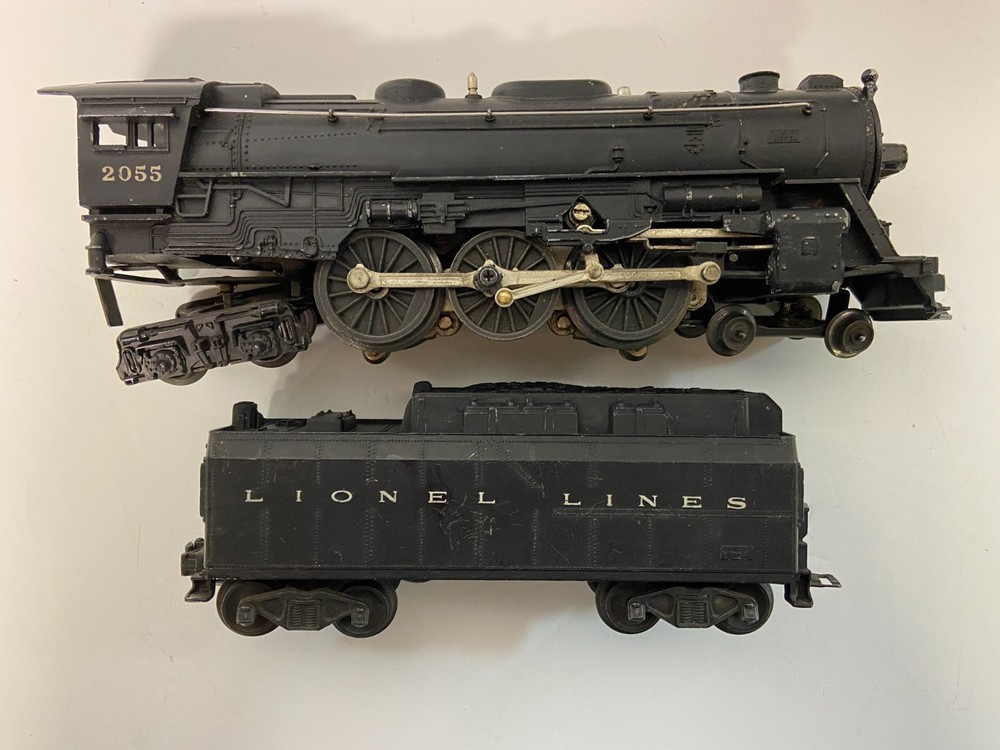 LIONEL 2055 Post War (1953-1957) 4-6-4 Hudson Steam Loco & 6026W tender. TESTED
