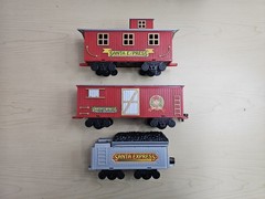 G scale Santa Merry Christmas Train battery operated with Tracks Made In China