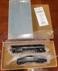 UNITED SCALE MODELS PFM SANTA FE AT&SF 4-8-4 LOCOMOTIVE 3778 In Box