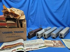 Lionel Postwar O Gauge 2274W Congressional Set With Original Boxes 2360 GG1