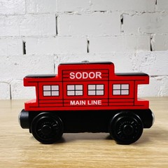 Red Sodor Line Caboose – Thomas the Tank Engine & Friends Wooden Railway Trains