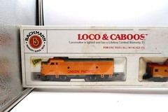 Bachmann HO Scale Loco & Caboose Combo Union Pacific 866 Untested