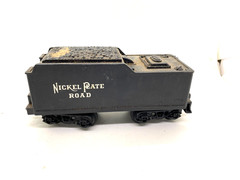 Vintage Lionel Nickel Plate Road Tender O Gauge Coal Car Black