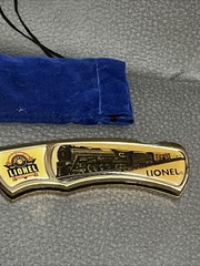 LIONEL CENTENNIAL TRAIN POCKET KNIVE 1990-2000 #671 STEAM TURBINE LOCOMOTIVE