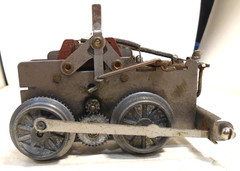 VINTAGE MARX 4 WHEEL MOTOR WITH MANUAL REVERSE CONTROL TESTED GOOD – SA L