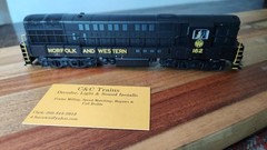Atlas Master Silver N&W Trainmaster #162 DC only New