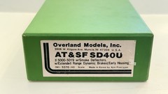 Overland Models HO AT&SF SD40U 5000-5019 w/smoke deflectors, OMI-5370 Loco Brass