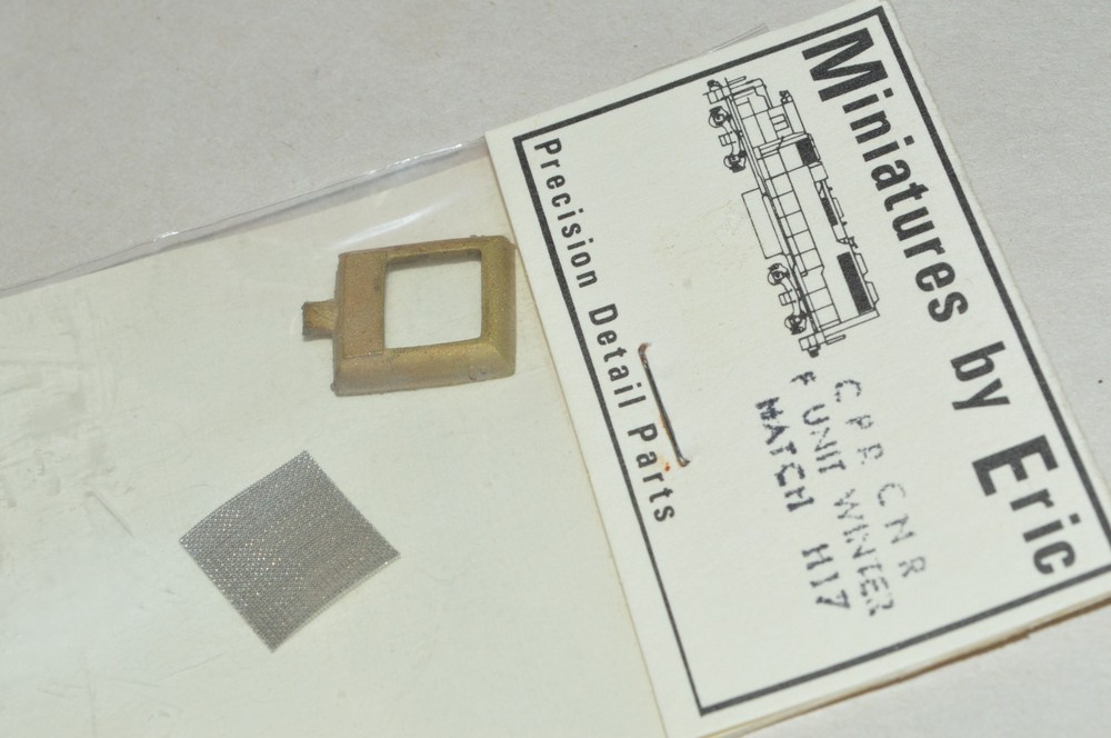 HO scale locomotive PARTS Miniatures by Eric H17 winterization hatch EMD F unit