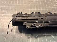 American Flyer S Train 322 LOCOMOTIVE SHELL w/ S.I.T. SMOKE TUBE INSIDE Lot H