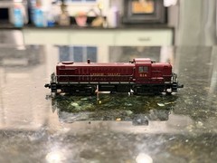 N Scale Atlas ALCO RS-3 Lehigh Valley #214 Locomotive (Beautiful Runner)