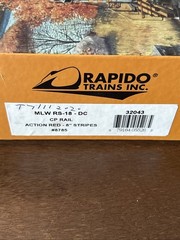 NEW Rapido Trains HO CP Rail Action Red – 8” Stripes MLW RS18 DCC #8785 32043
