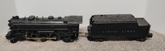 Lionel 1666 Steam Locomotive w/ 6466TLionel Lines Whistle Coal Tender- UNTESTED