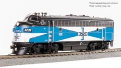 Broadway Limited 9656 EMD F3A, B&M 4228A, Blue McGinnis, Paragon4 Sound/DC/DCC